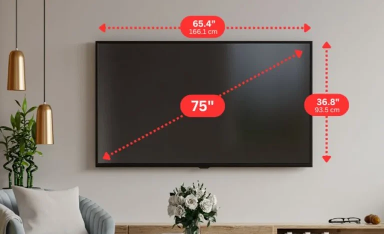 75 Inch TV Dimensions