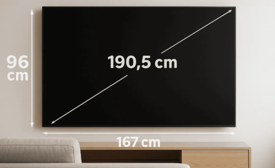 75 Inch TV Dimensions