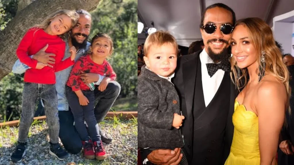 Indigo Naess with His wife or children